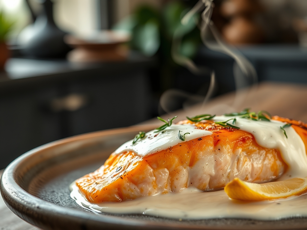 salmon recipes with heavy cream