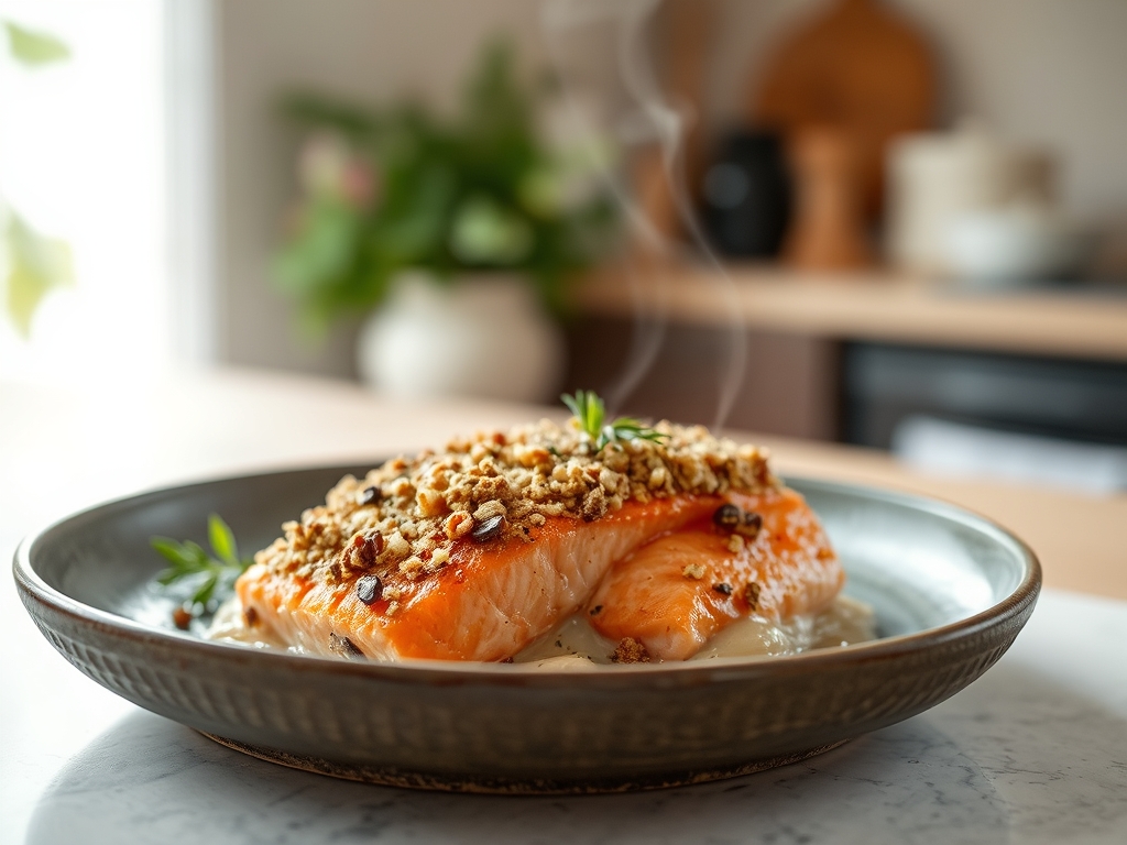 walnut crusted salmon recipes