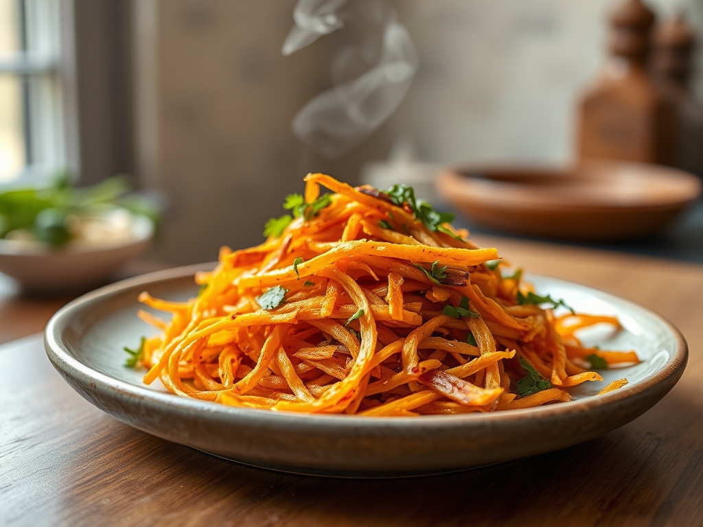 shredded sweet potato recipes